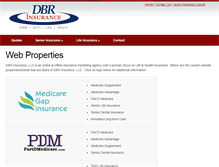 Tablet Screenshot of dbrinsurance.com